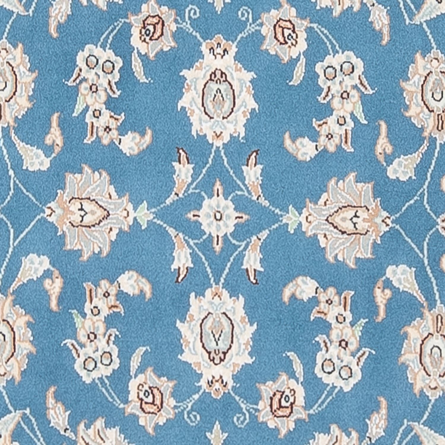Alfombra de pasillo Alfombra Persa - Nain - Prima - 312 x 80 cm - azul