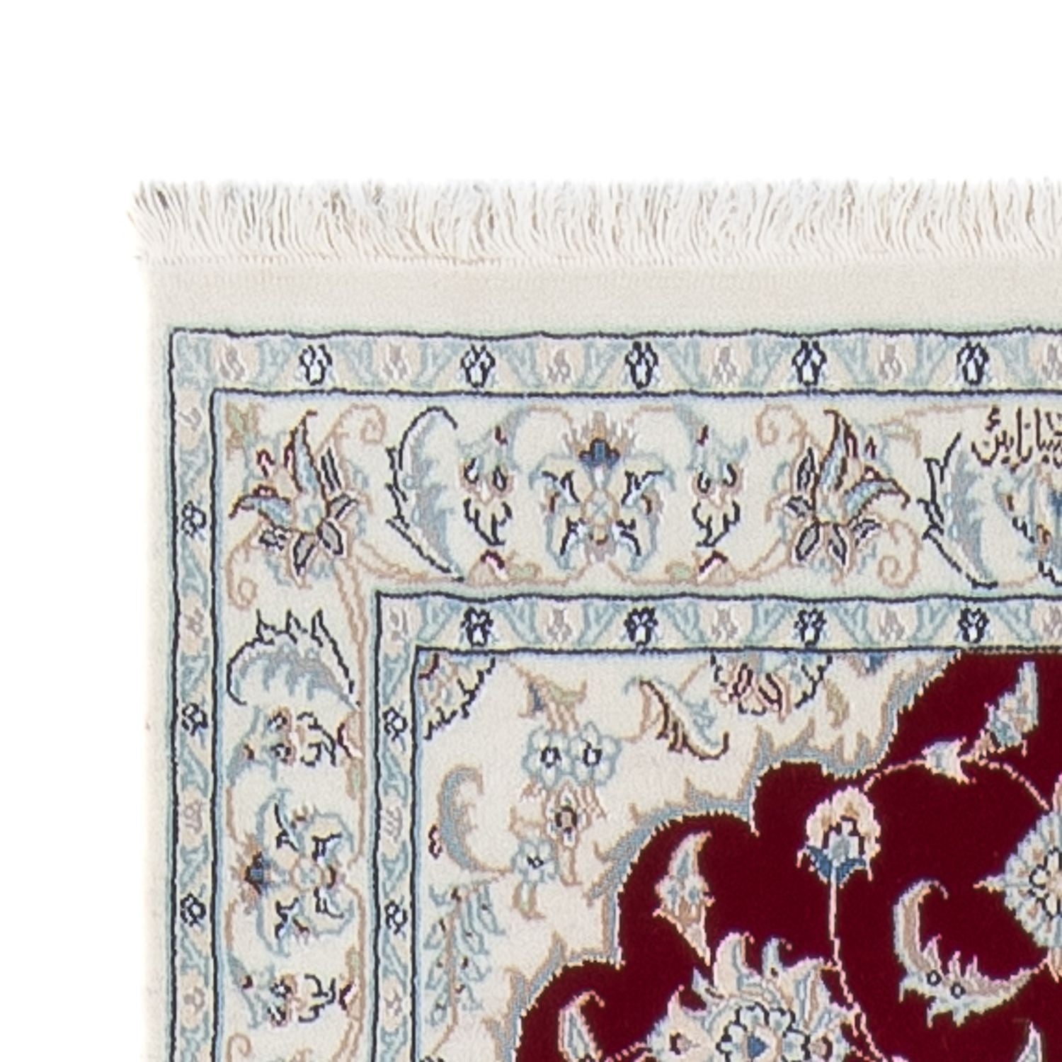 Alfombra de pasillo Alfombra Persa - Nain - Prima - 297 x 80 cm - rojo