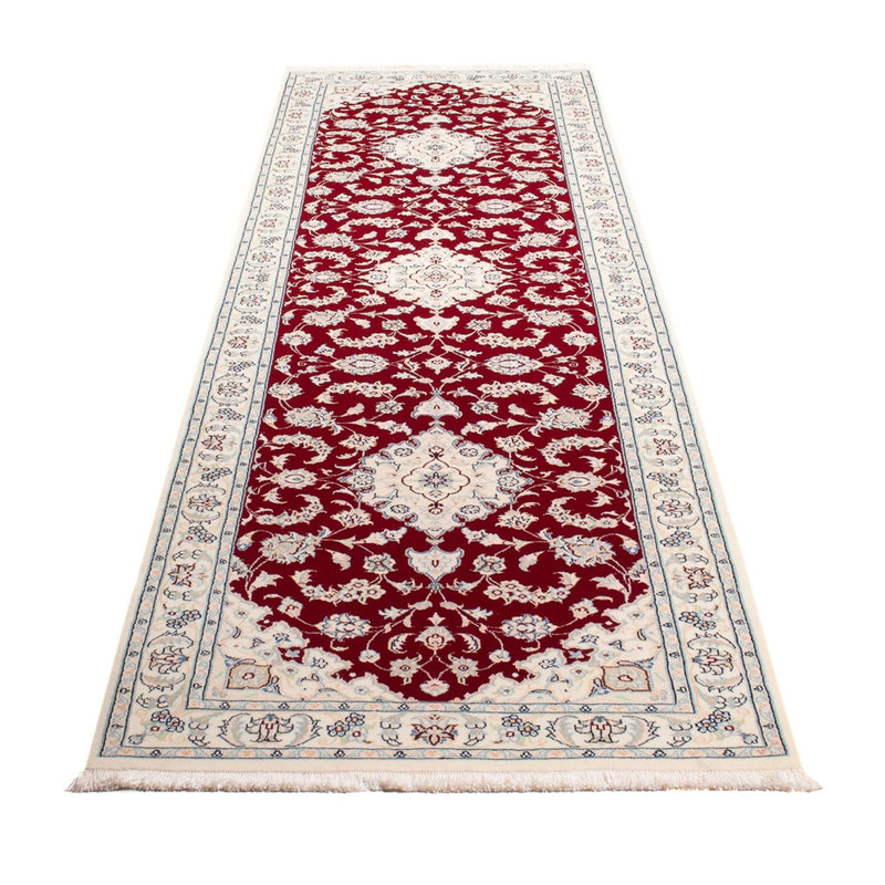 Alfombra de pasillo Alfombra Persa - Nain - Prima - 292 x 80 cm - rojo