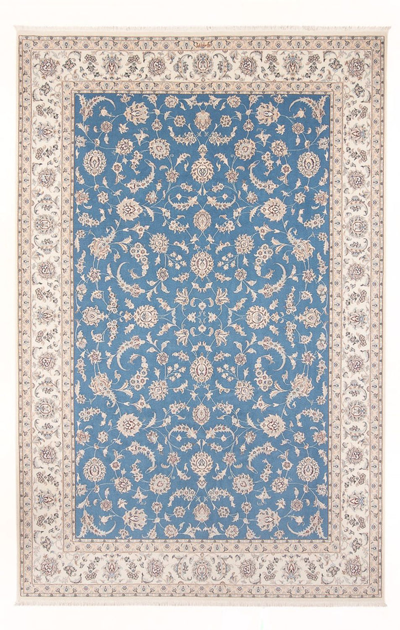 Alfombra Persa - Nain - Prima - 297 x 196 cm - azul claro