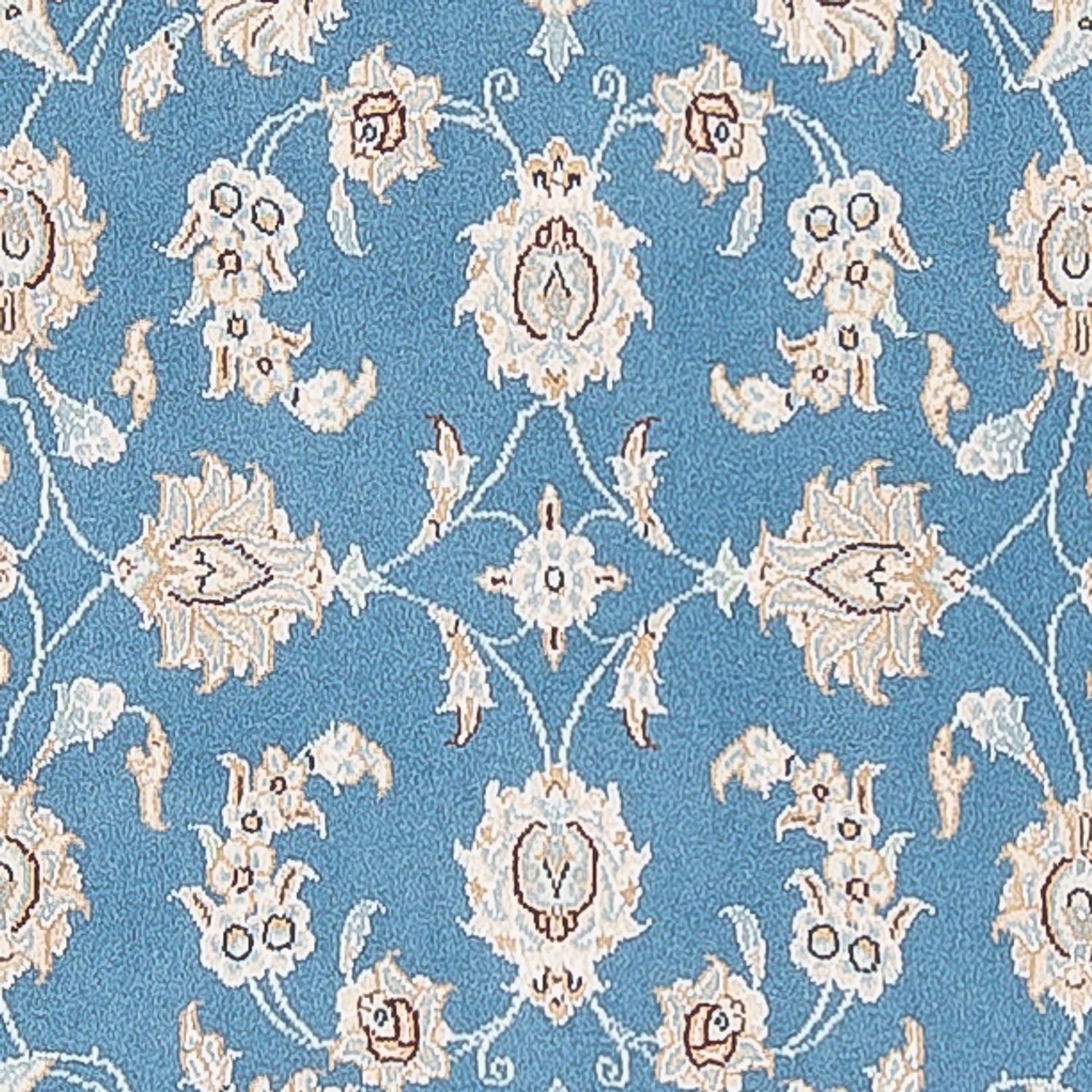 Alfombra de pasillo Alfombra Persa - Nain - Prima - 308 x 81 cm - azul