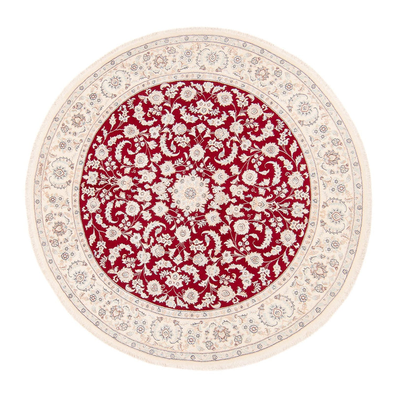Alfombra persa - Nain redondo  - 200 x 200 cm - rojo