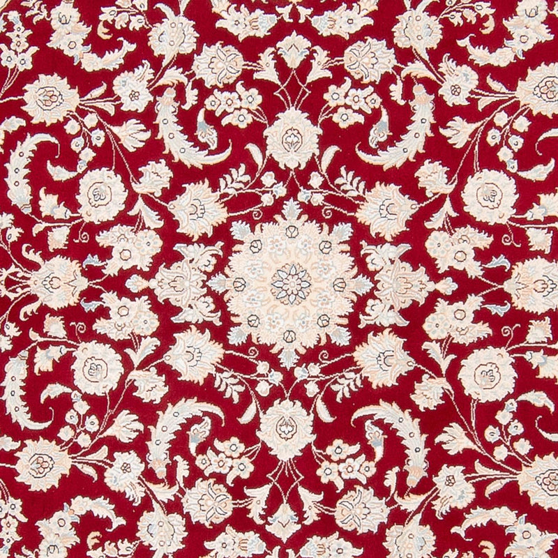 Alfombra persa - Nain redondo  - 200 x 200 cm - rojo