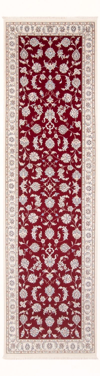 Alfombra de pasillo Alfombra Persa - Nain - Prima - 298 x 80 cm - rojo