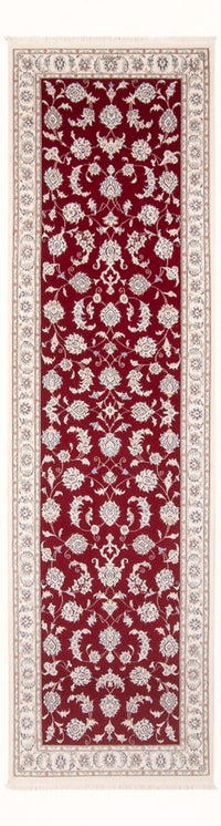 Alfombra de pasillo Alfombra Persa - Nain - Prima - 298 x 80 cm - rojo