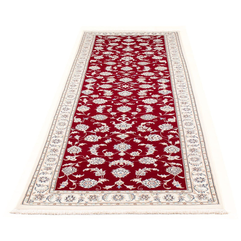 Alfombra de pasillo Alfombra Persa - Nain - Prima - 298 x 80 cm - rojo
