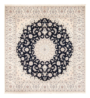 Alfombra persa - Nain - 266 x 248 cm - azul oscuro