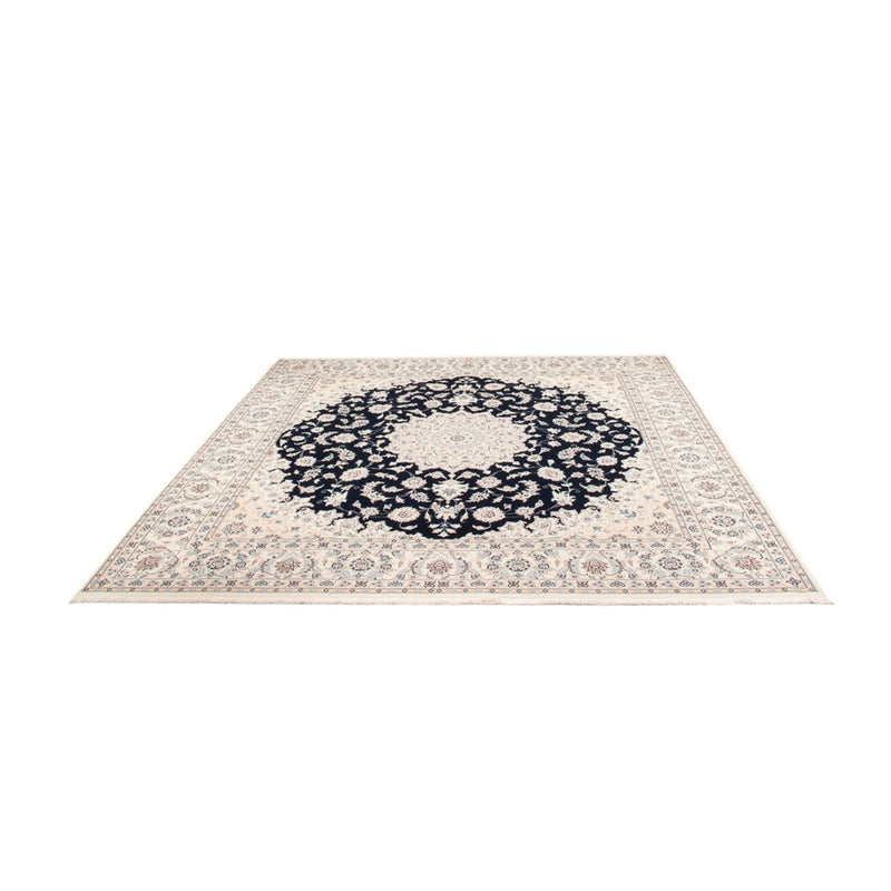 Alfombra persa - Nain - 266 x 248 cm - azul oscuro