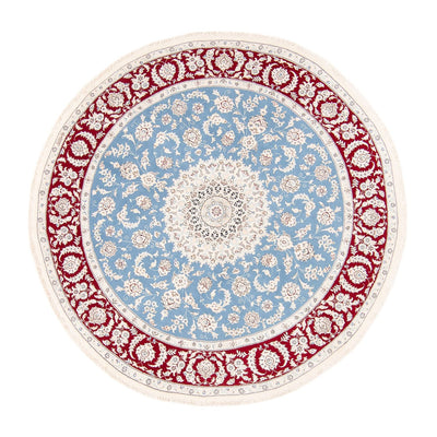 Nain Alfombra 200x200cm - Alfombra persa - azul claro