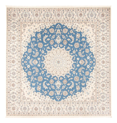Alfombra persa - Nain cuadrado  - 252 x 248 cm - azul claro