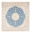 Alfombra persa - Nain cuadrado  - 252 x 248 cm - azul claro
