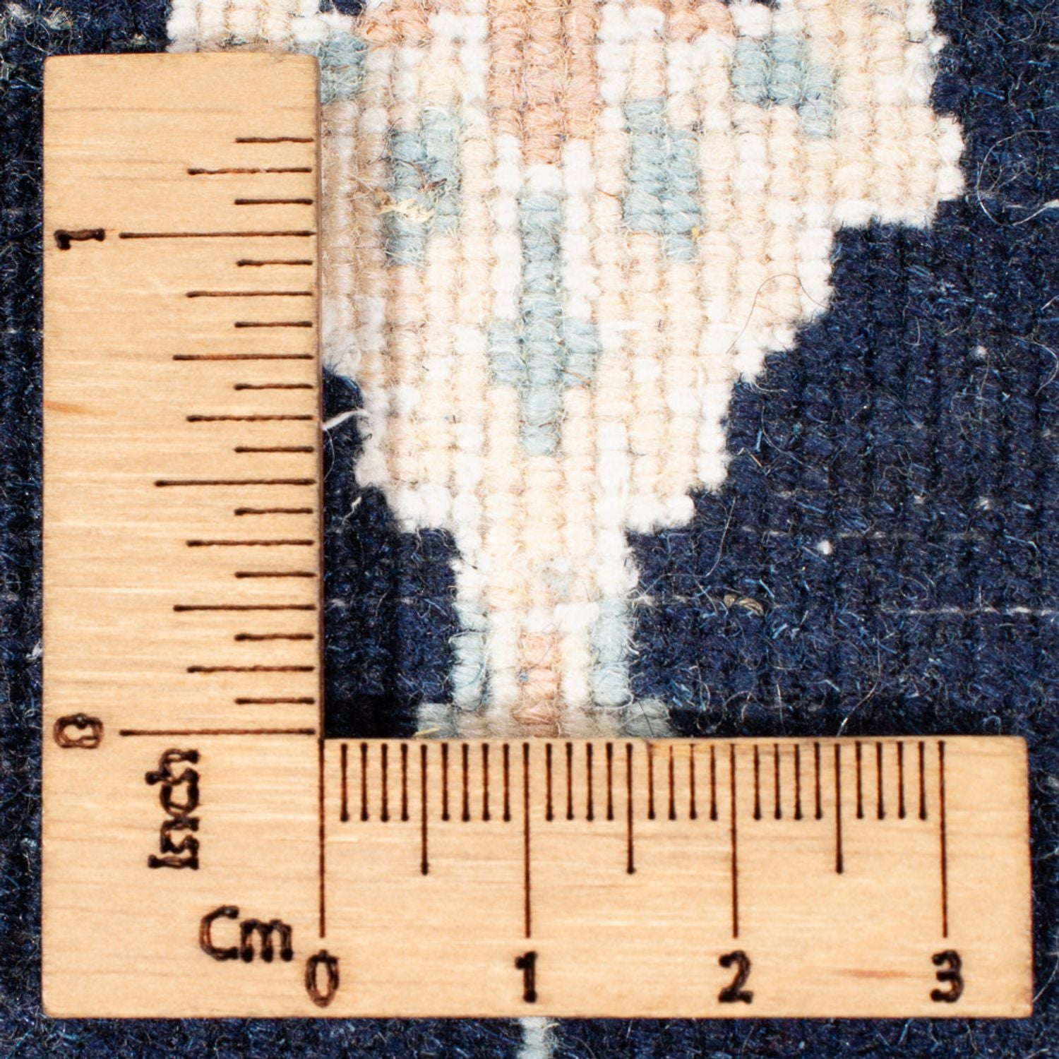 Alfombra de pasillo Alfombra Persa - Nain - Prima - 346 x 88 cm - azul oscuro