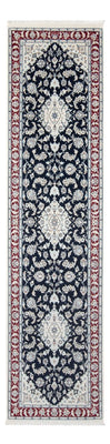 Alfombra de pasillo Alfombra Persa - Nain - Prima - 292 x 80 cm - azul oscuro