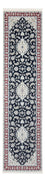 Alfombra de pasillo Alfombra Persa - Nain - Prima - 292 x 80 cm - azul oscuro