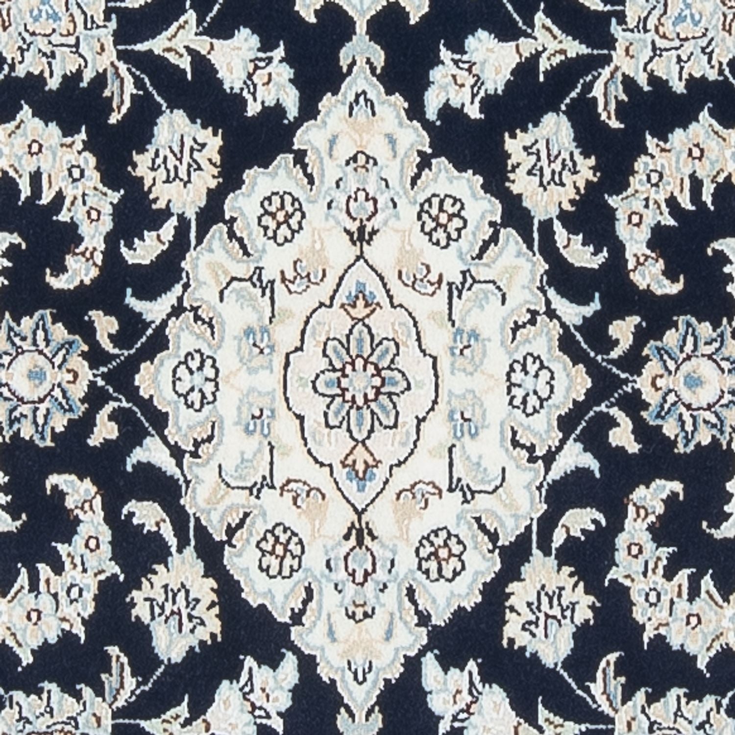 Alfombra de pasillo Alfombra Persa - Nain - Prima - 292 x 80 cm - azul oscuro