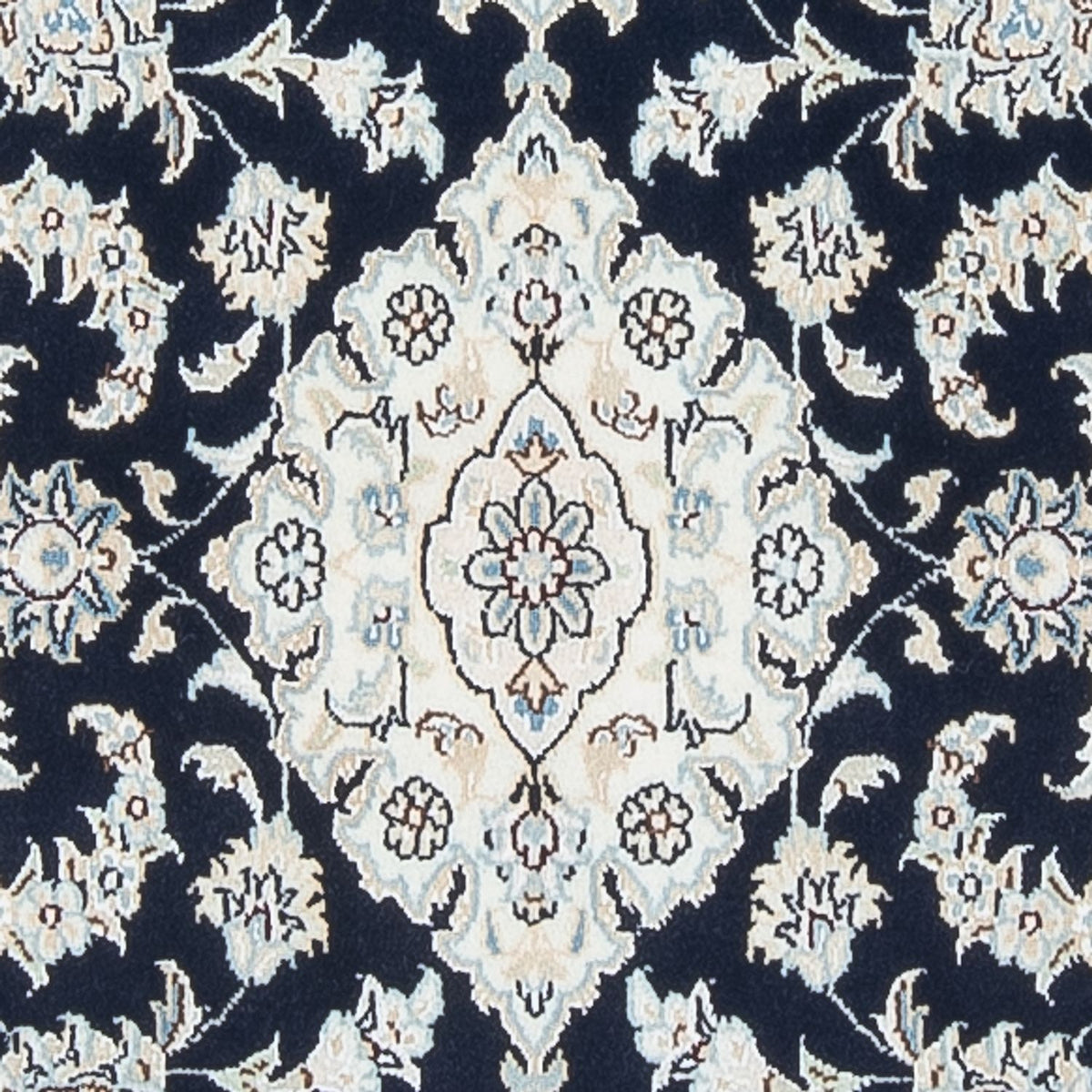 Alfombra de pasillo Alfombra Persa - Nain - Prima - 292 x 80 cm - azul oscuro