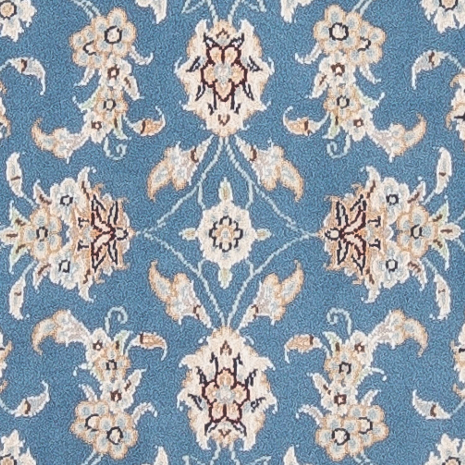 Alfombra de pasillo Alfombra Persa - Nain - Prima - 248 x 81 cm - azul
