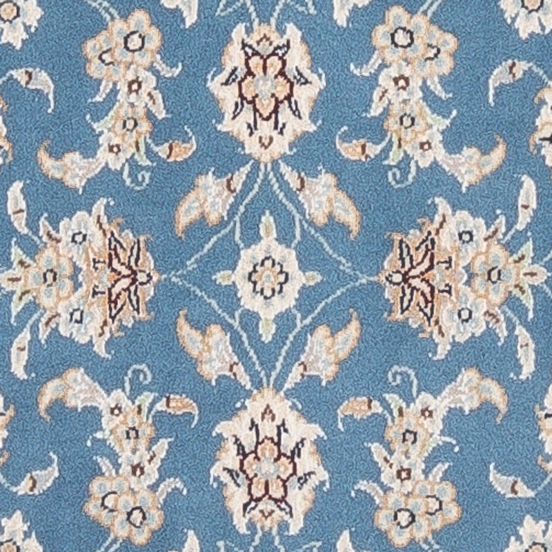 Alfombra de pasillo Alfombra Persa - Nain - Prima - 248 x 81 cm - azul
