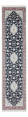 Alfombra de pasillo Alfombra Persa - Nain - Prima - 292 x 80 cm - azul oscuro