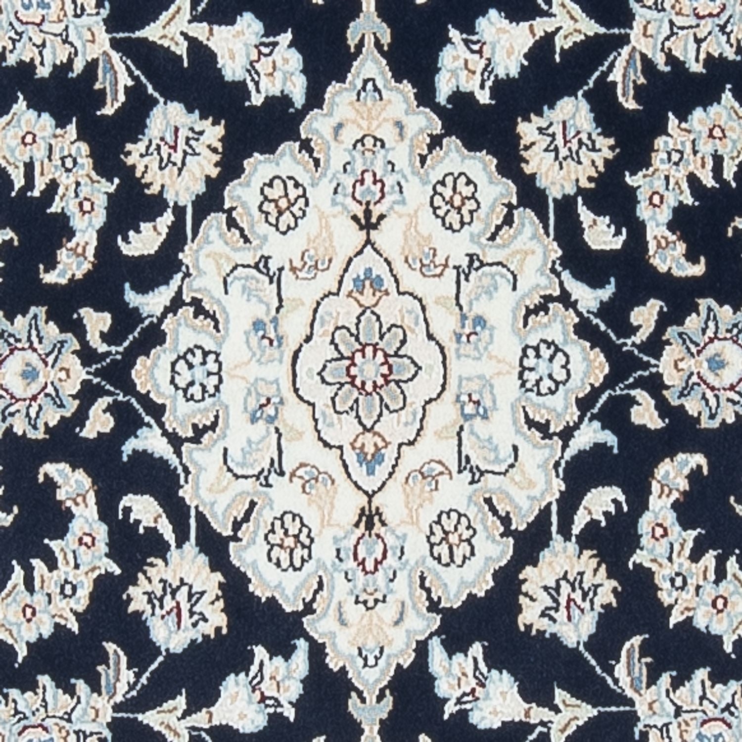 Alfombra de pasillo Alfombra Persa - Nain - Prima - 292 x 80 cm - azul oscuro