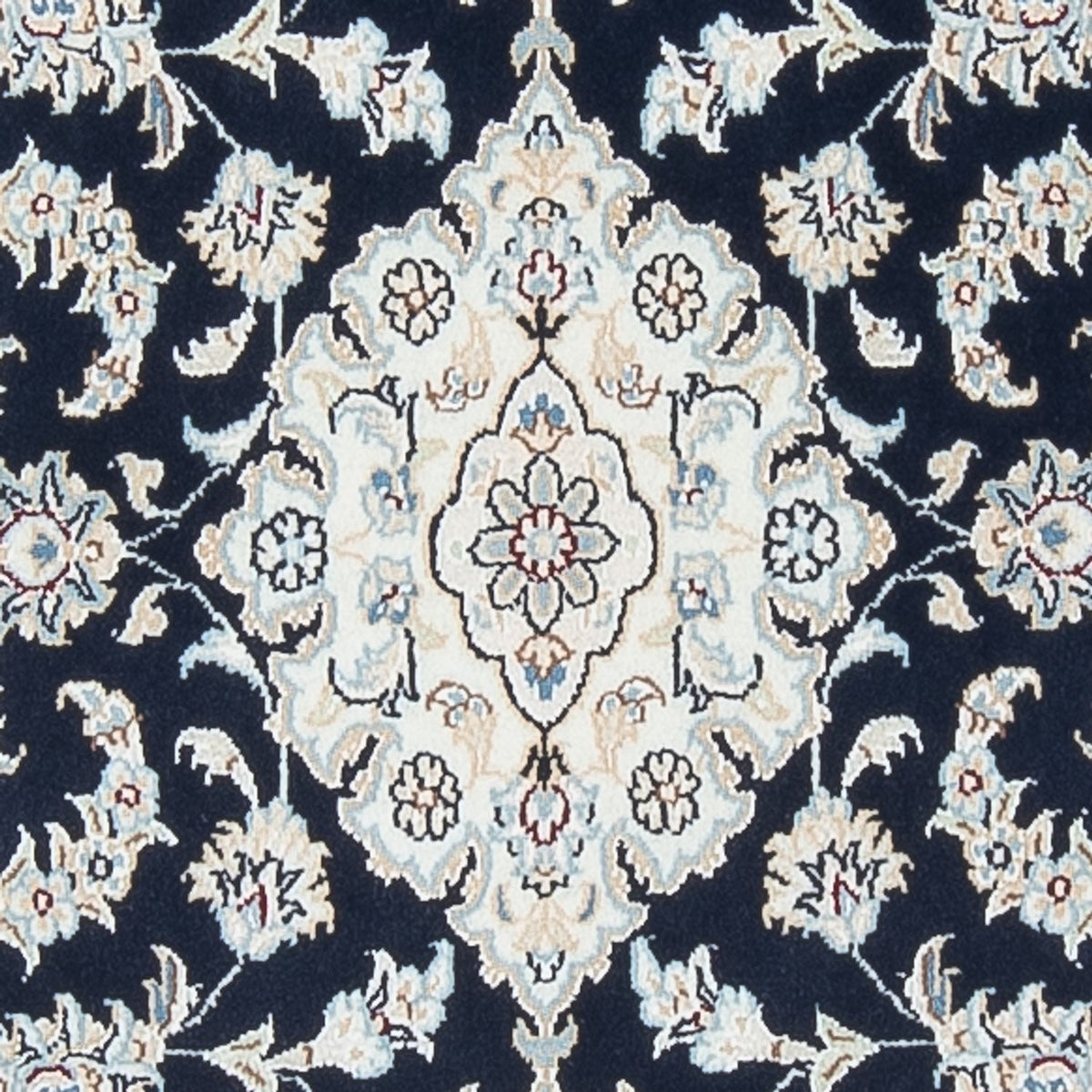 Alfombra de pasillo Alfombra Persa - Nain - Prima - 292 x 80 cm - azul oscuro