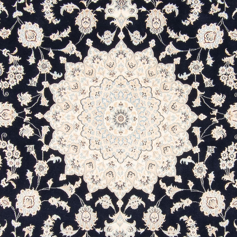 Alfombra persa - Nain cuadrado  - 246 x 242 cm - azul oscuro