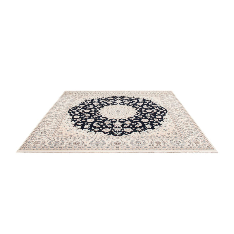 Alfombra persa - Nain cuadrado  - 246 x 242 cm - azul oscuro