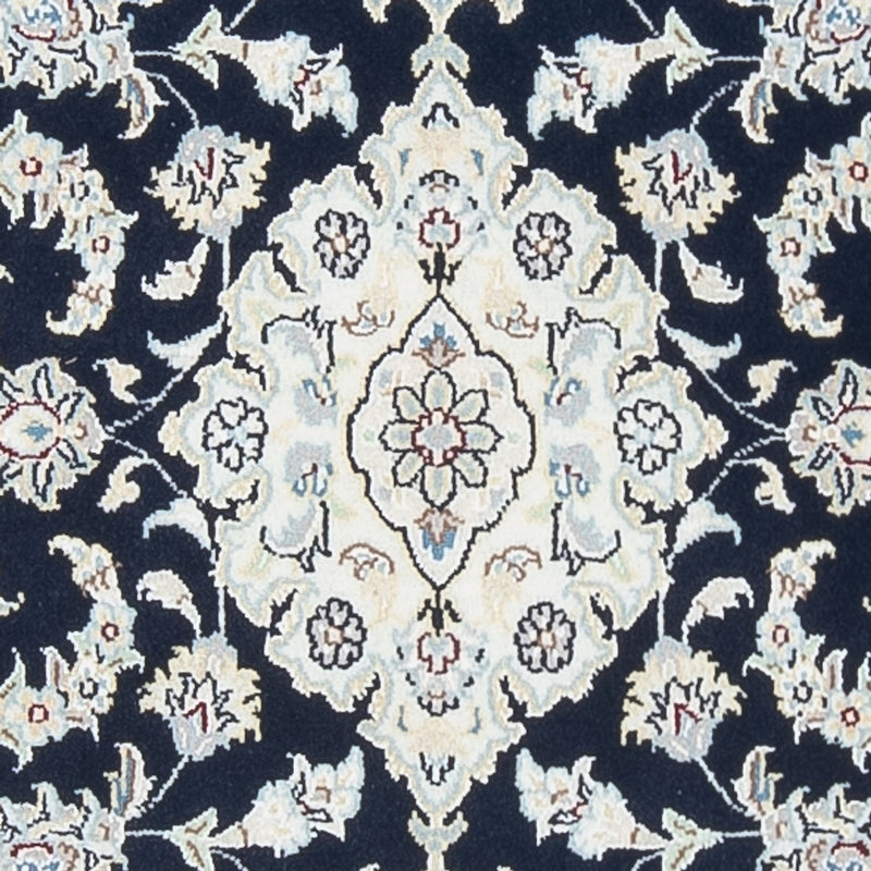 Alfombra de pasillo Alfombra Persa - Nain - Prima - 295 x 81 cm - azul oscuro