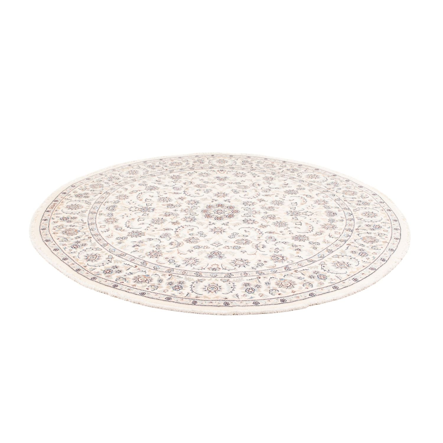 Alfombra persa - Nain redondo  - 200 x 200 cm - crema