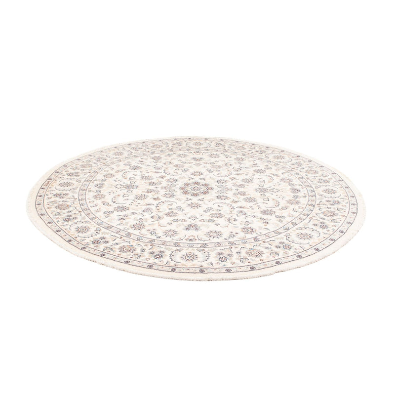 Alfombra persa - Nain redondo  - 200 x 200 cm - crema