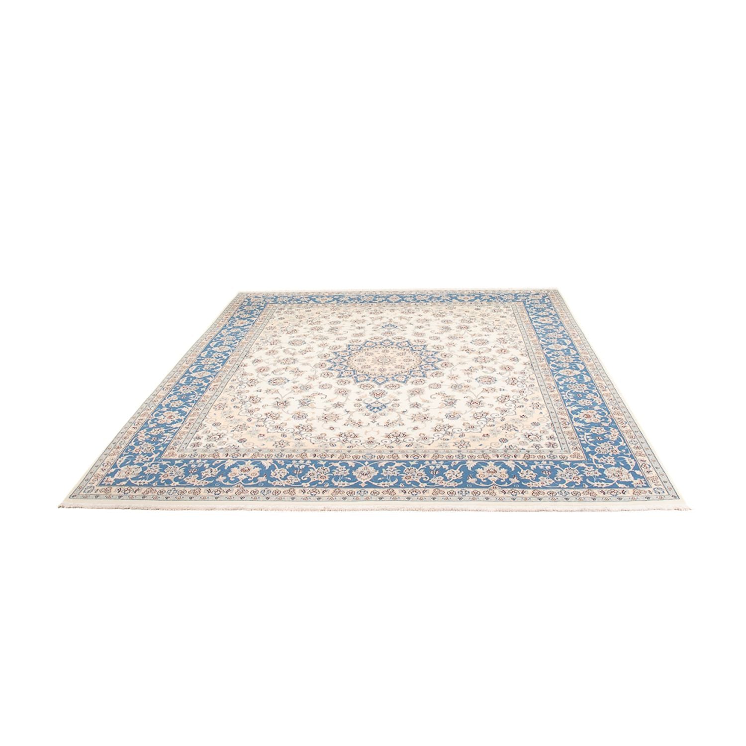 Alfombra persa - Nain - 265 x 227 cm - crema