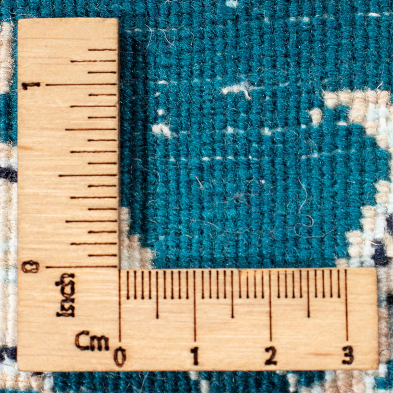 Alfombra de pasillo Alfombra Persa - Nain - Prima - 298 x 81 cm - azul oscuro