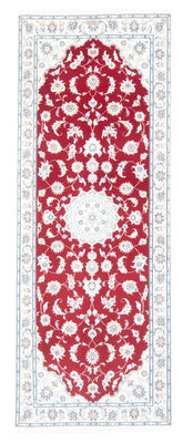 Alfombra de pasillo Alfombra Persa - Nain - Real - 196 x 79 cm - rojo
