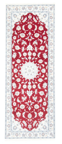 Alfombra de pasillo Alfombra Persa - Nain - Real - 196 x 79 cm - rojo