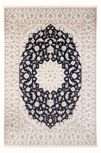 Alfombra Persa - Nain - Prima - 346 x 244 cm - azul oscuro