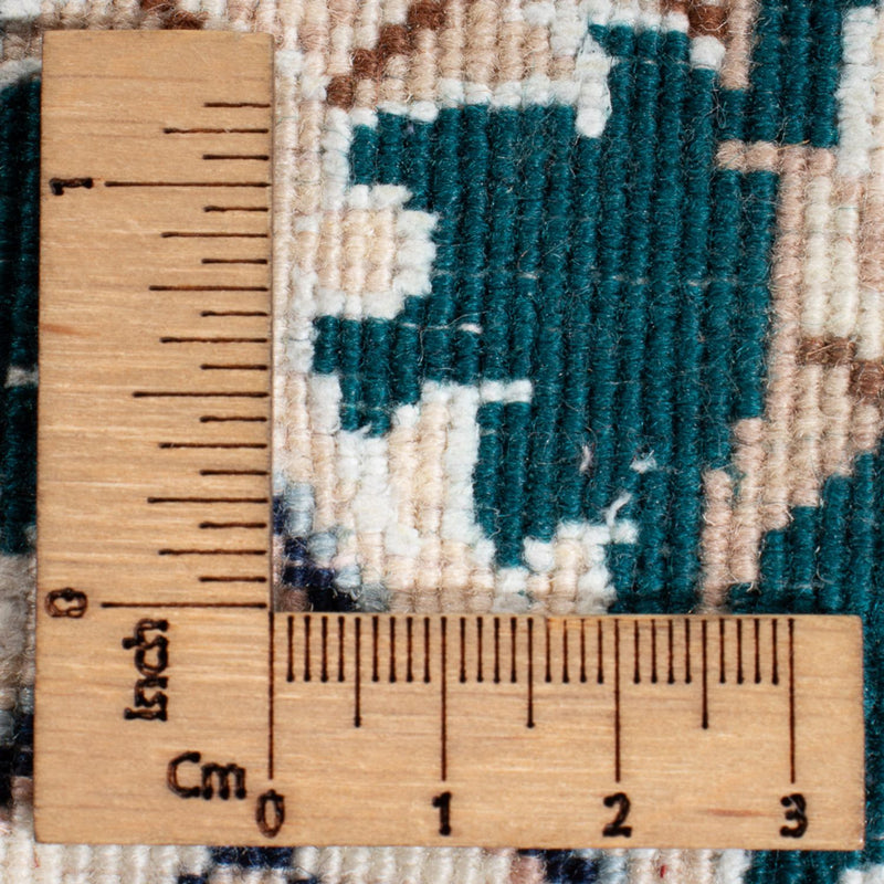 Alfombra de pasillo Alfombra Persa - Nain - Prima - 397 x 88 cm - azul oscuro