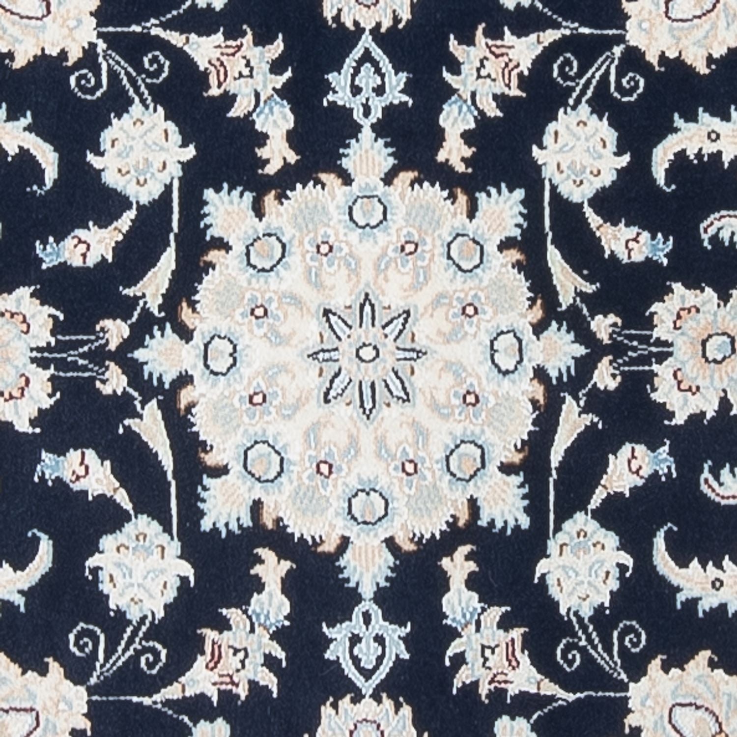 Alfombra de pasillo Alfombra Persa - Nain - Prima - 297 x 81 cm - azul oscuro