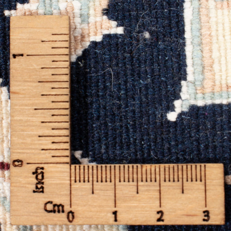 Alfombra de pasillo Alfombra Persa - Nain - Prima - 297 x 81 cm - azul oscuro