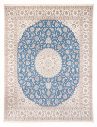 Alfombra Persa - Nain - Prima - 303 x 247 cm - azul claro