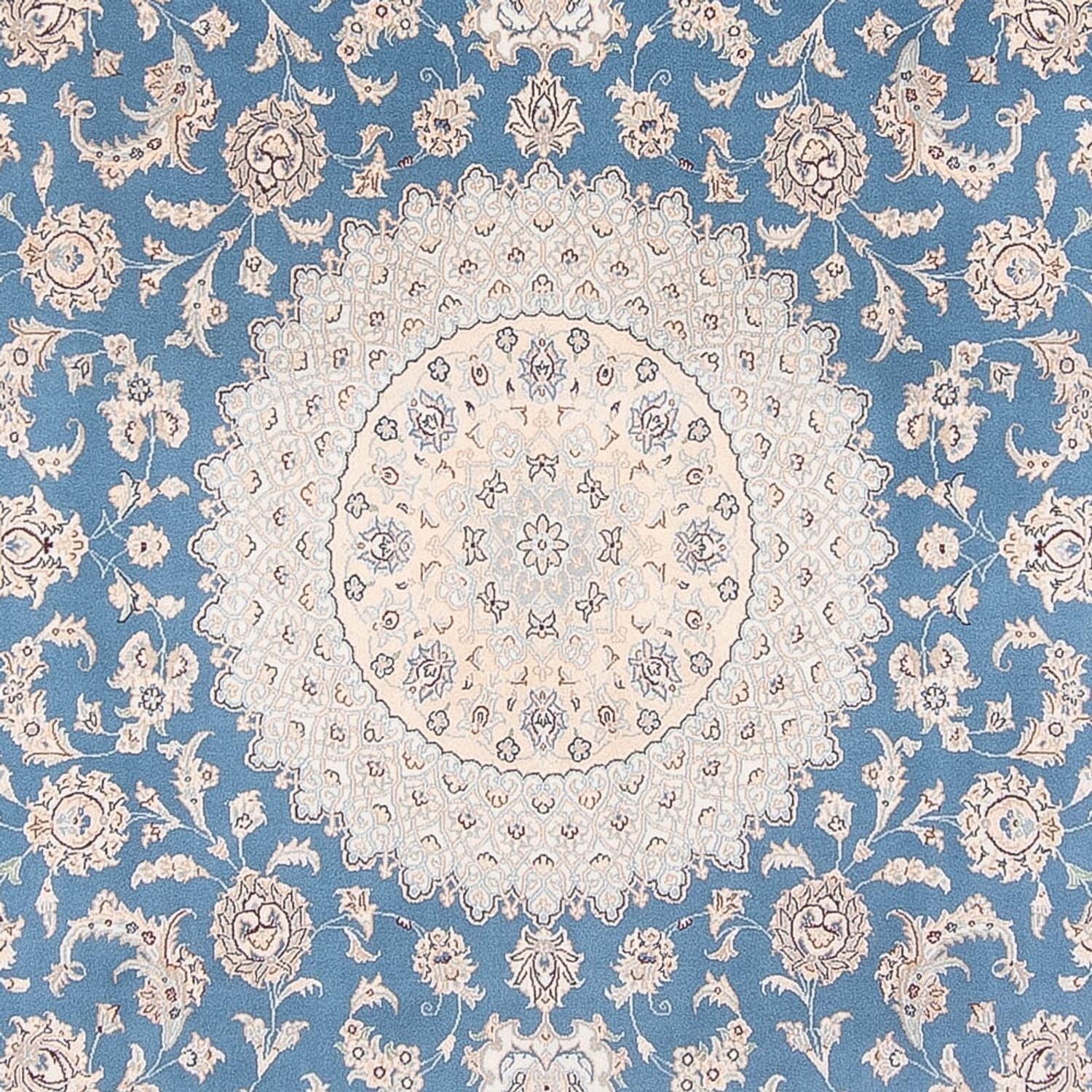 Alfombra Persa - Nain - Prima - 303 x 247 cm - azul claro