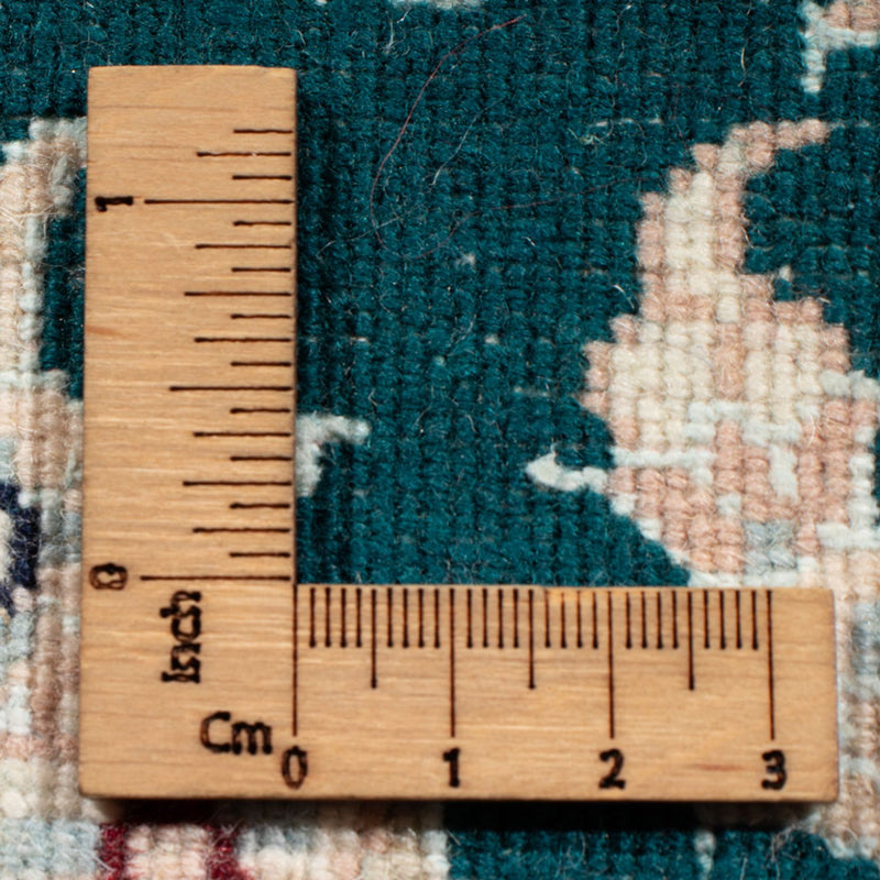 Alfombra de pasillo Alfombra Persa - Nain - Real - 200 x 81 cm - verde