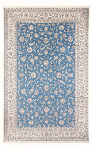 Alfombra Persa - Nain - Prima - 302 x 200 cm - azul claro