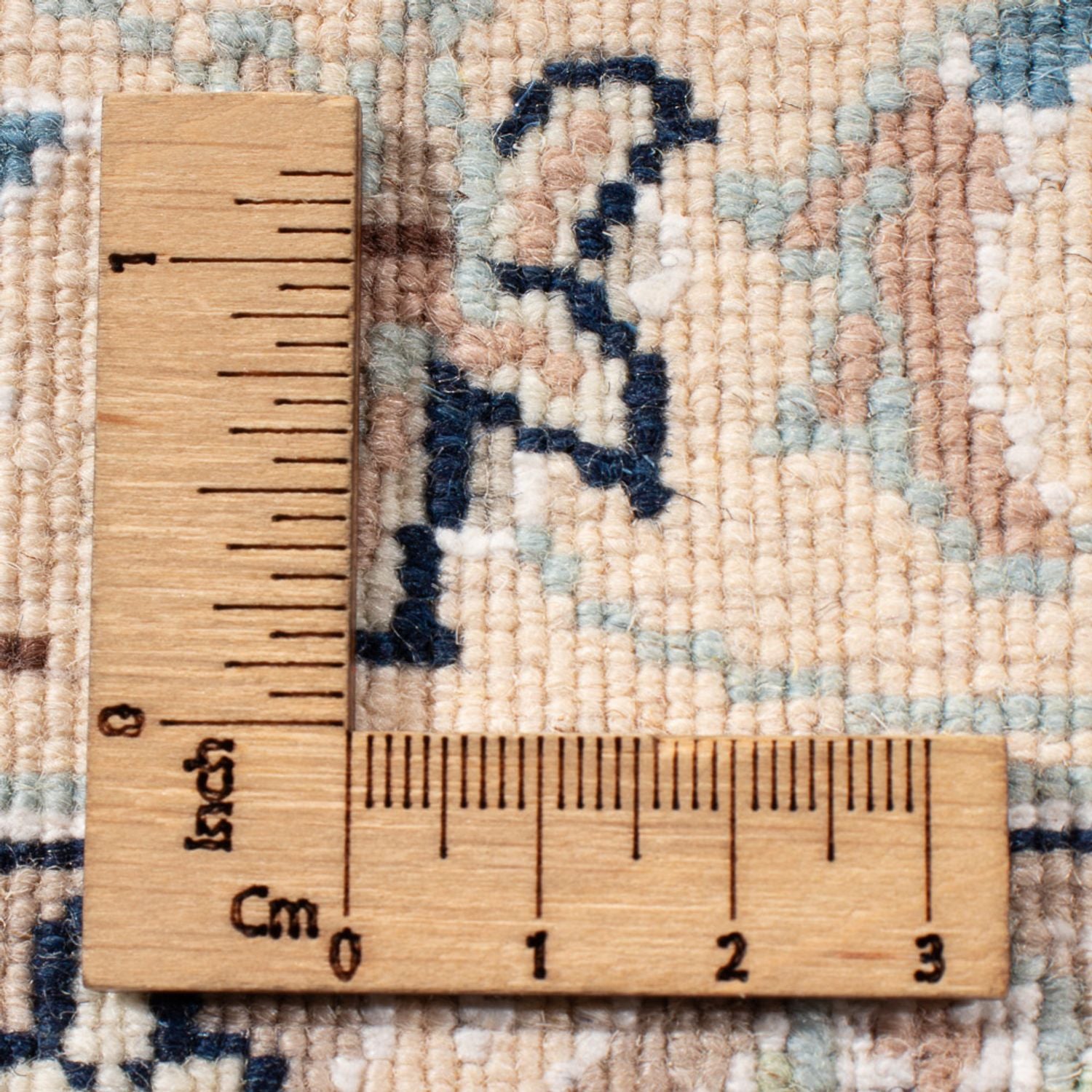 Alfombra Persa - Nain - Prima - 302 x 200 cm - azul claro