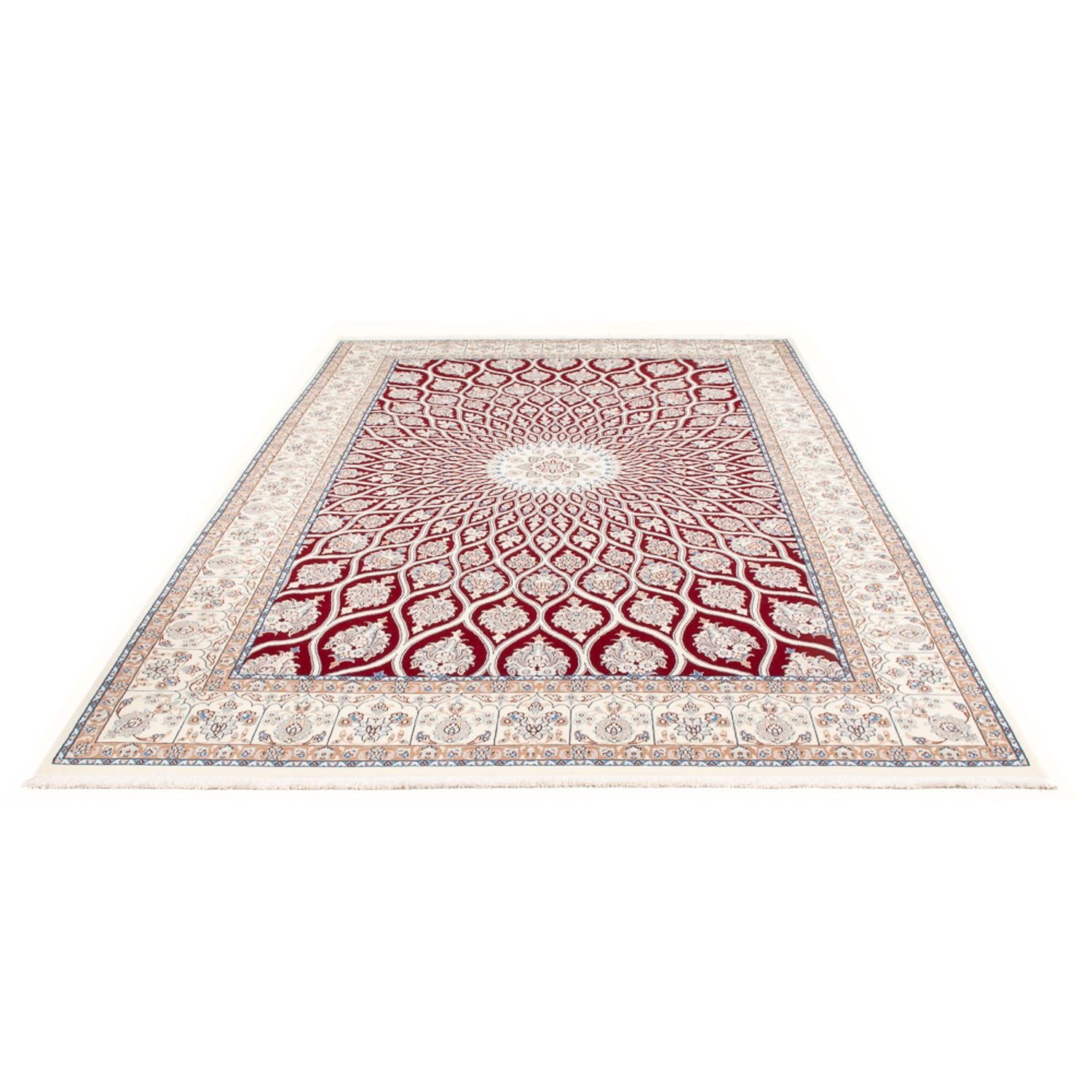 Alfombra Persa - Nain - Prima - 297 x 196 cm - rojo