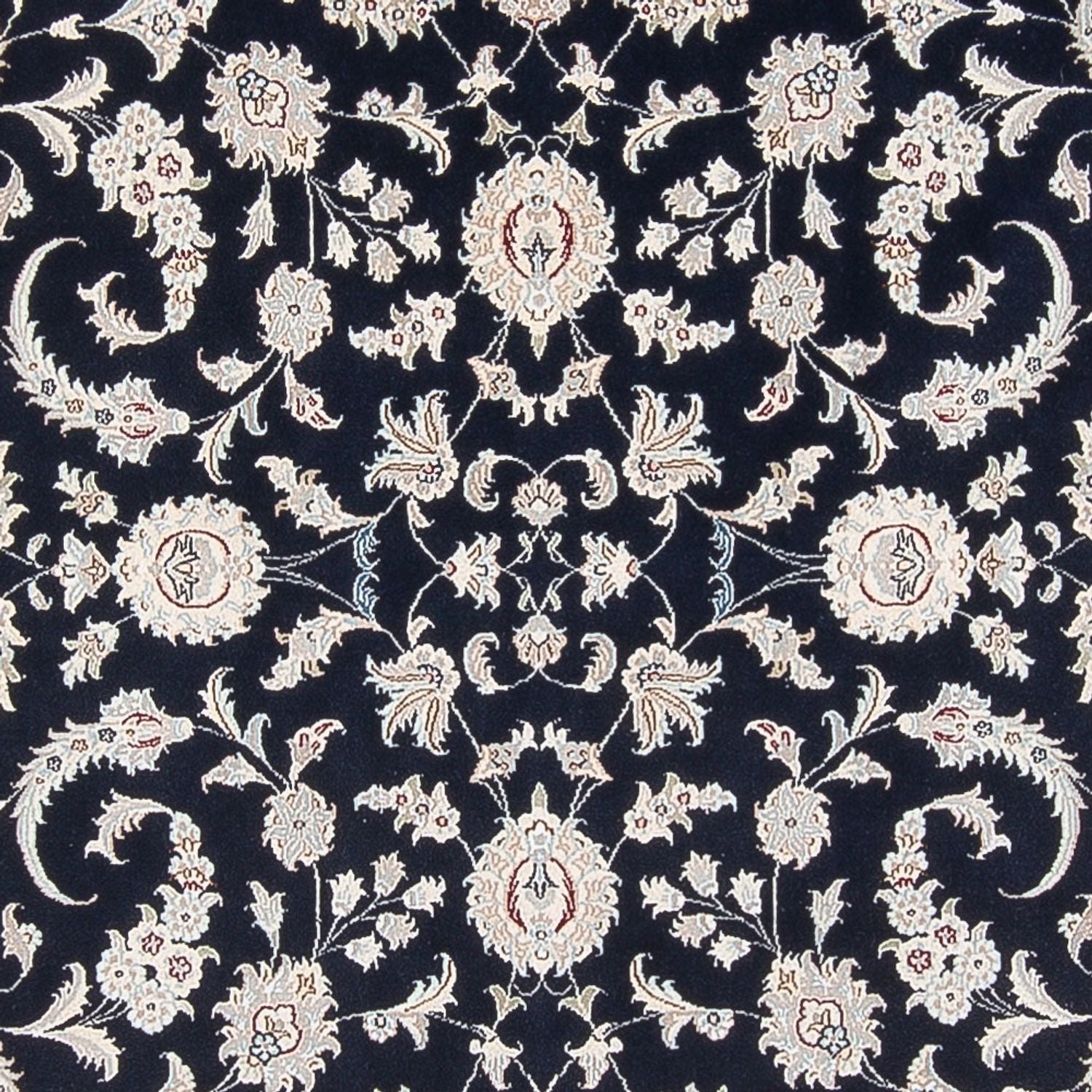 Alfombra Persa - Nain - Prima - 294 x 197 cm - azul oscuro