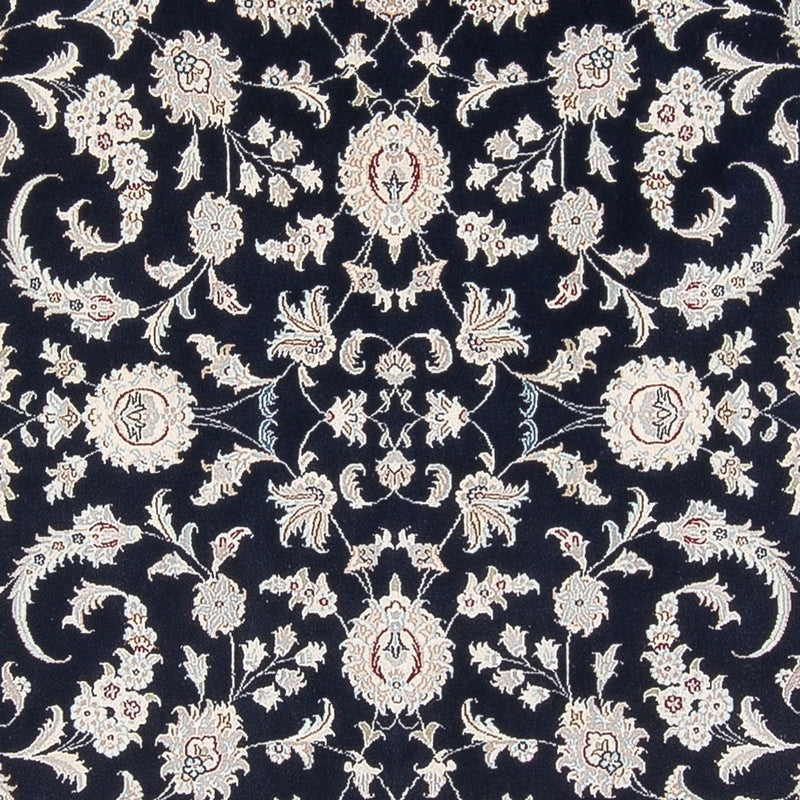 Alfombra Persa - Nain - Prima - 294 x 197 cm - azul oscuro