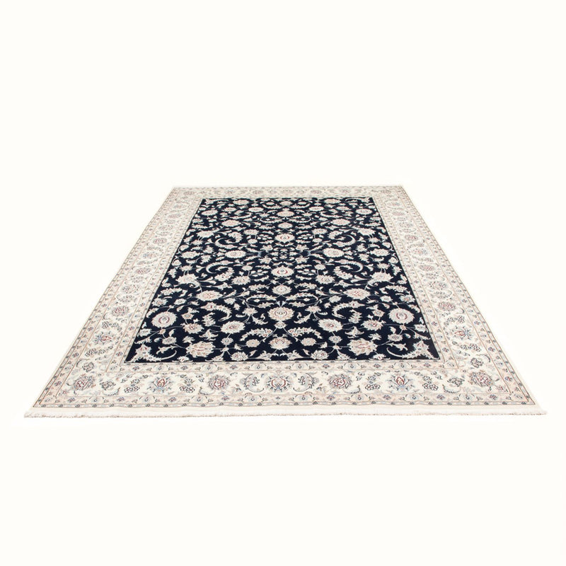 Alfombra Persa - Nain - Prima - 294 x 197 cm - azul oscuro
