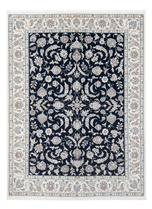 Alfombra Persa - Nain - Prima - 200 x 149 cm - azul oscuro