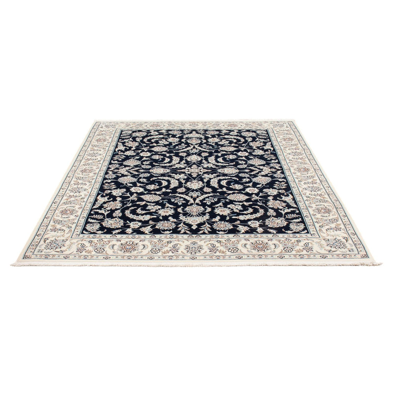 Alfombra Persa - Nain - Prima - 200 x 149 cm - azul oscuro