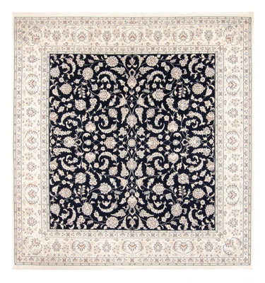 Alfombra persa - Nain - 261 x 249 cm - azul oscuro